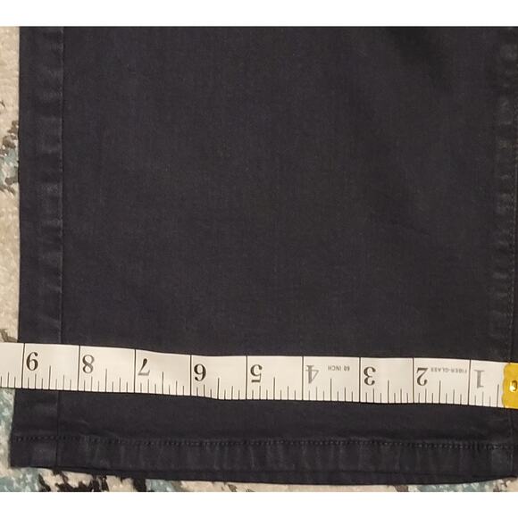 NYDJ Womens Staight Leg Slimming Fit Pant Size 20W Black Cotton & Spandex NWT - Picture 3 of 12
